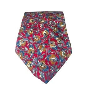 Christian Dior paisley vintage 100% silk tie
